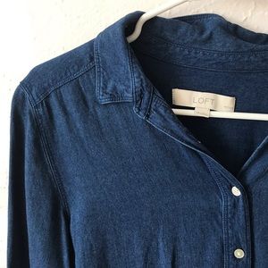 Loft MP Chambray Blouse